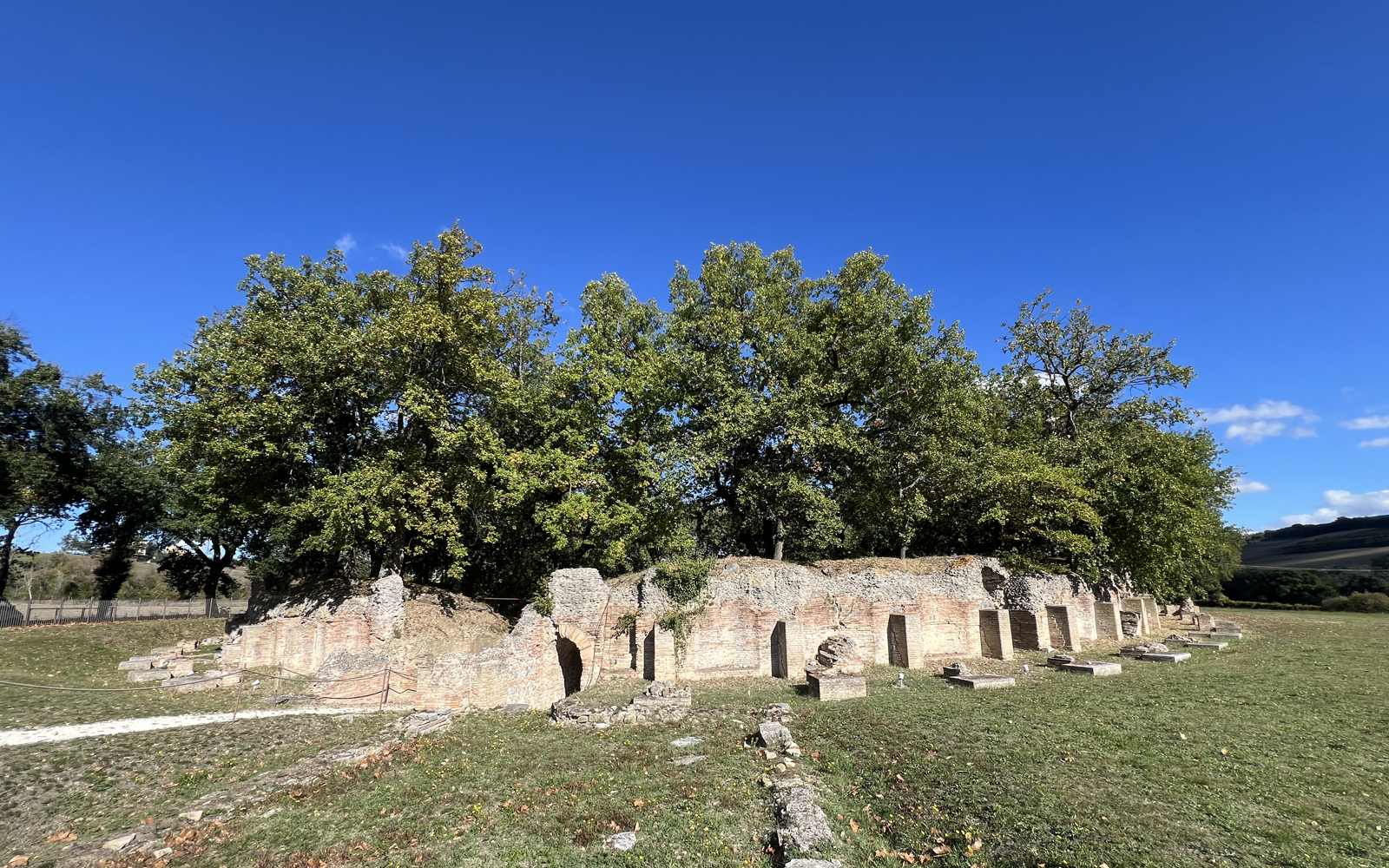 Anfiteatro di Urbisaglia oggi